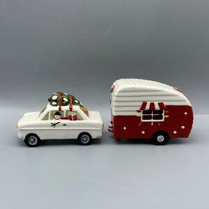NEW Park Designs Christmas Vacation Salt & Papper Shaker Set (Car & Camper)